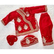 Ceremonial Red Cloth for Rice feeding