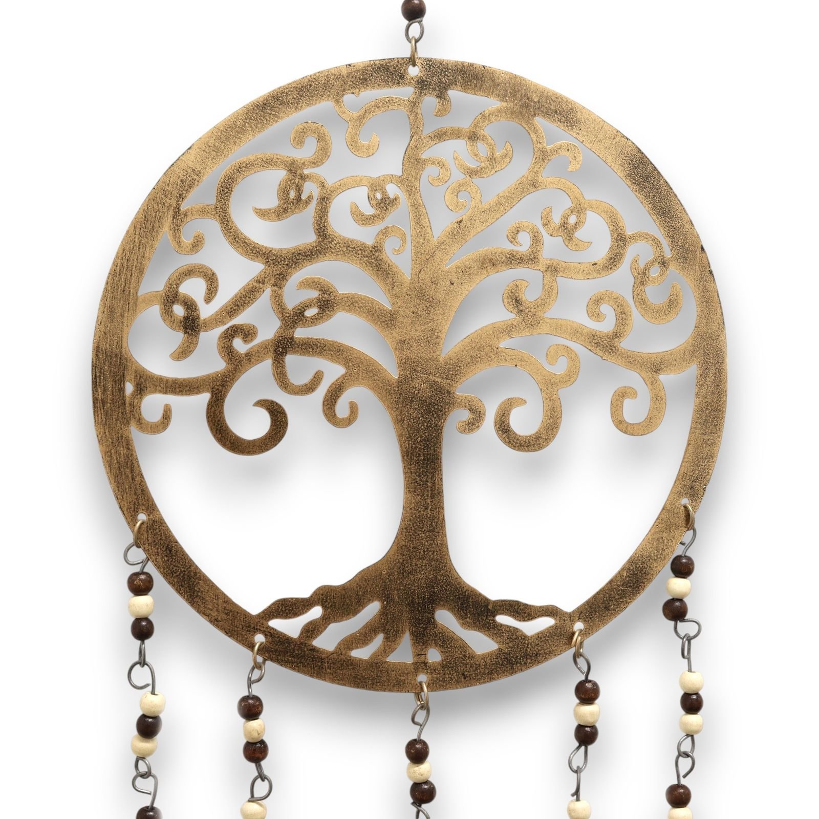 Indian Chimes - Lrg Tree of Life Bell Chimes - 25cm - Image 3
