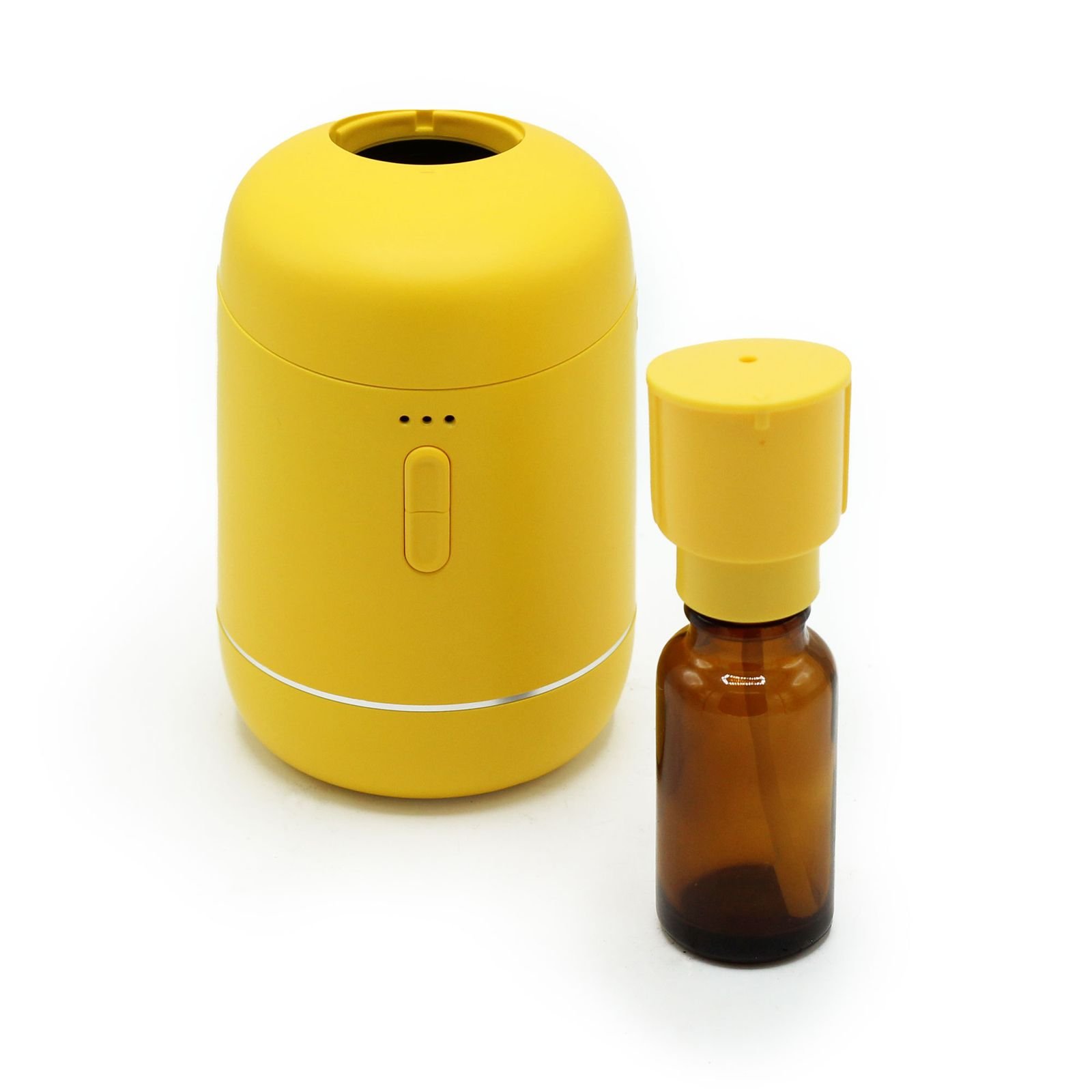 Single Waterless Oil Nebulizer - USB to C Yellow - Image 4