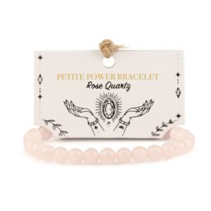 Petite Power Bracelet (17cmx6mm) - Rose Quartz