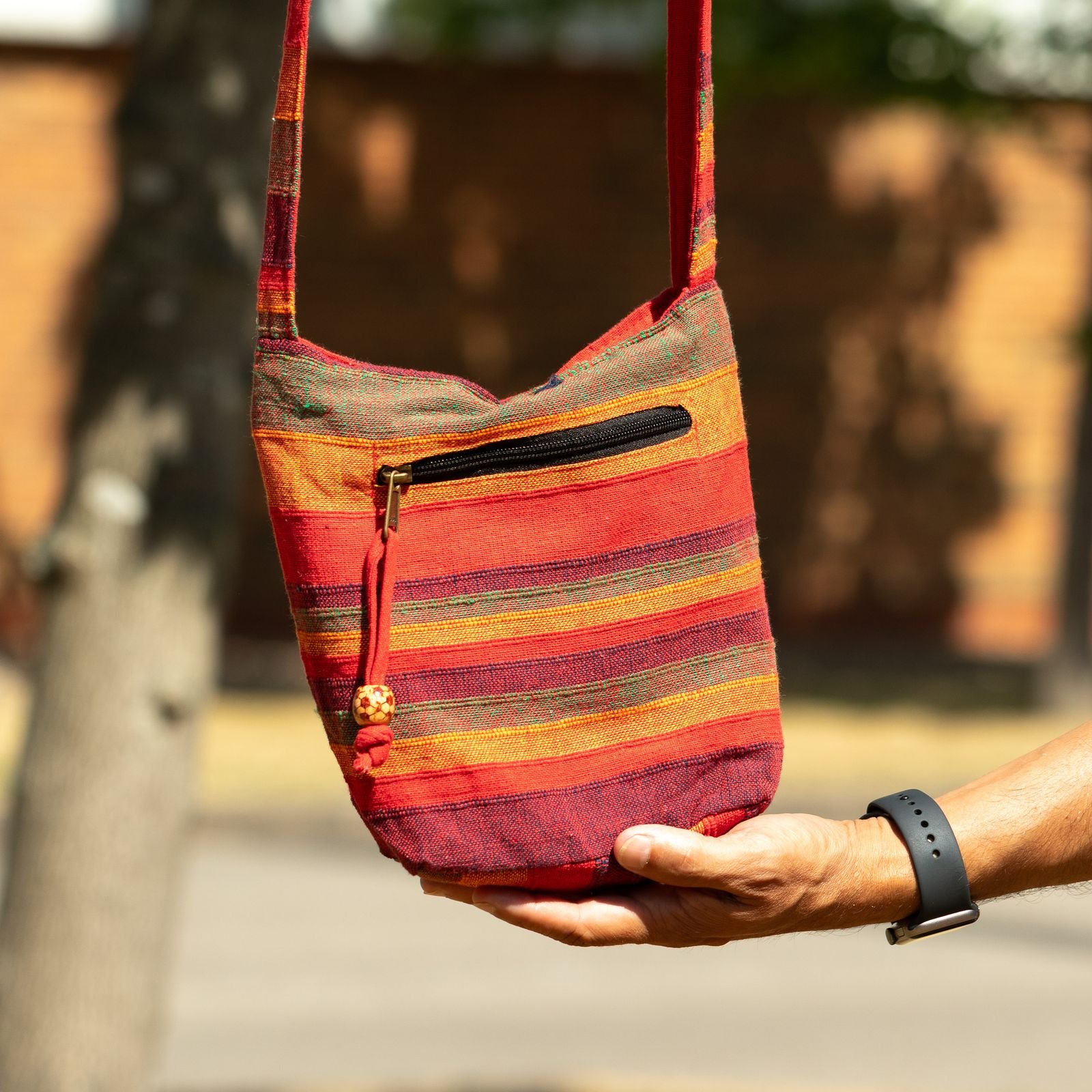 Nepal Sling Bag - Sunrise Orange - Image 2