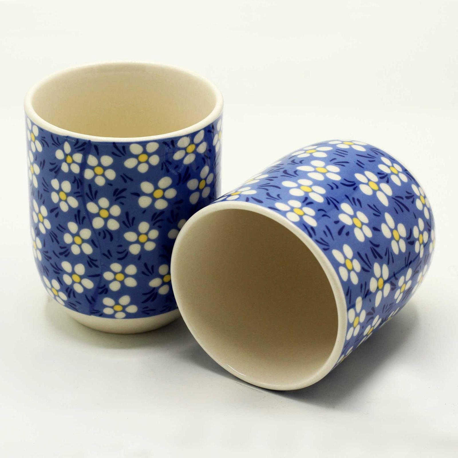 Herbal Tea Cups - Blue Daisy - Image 2