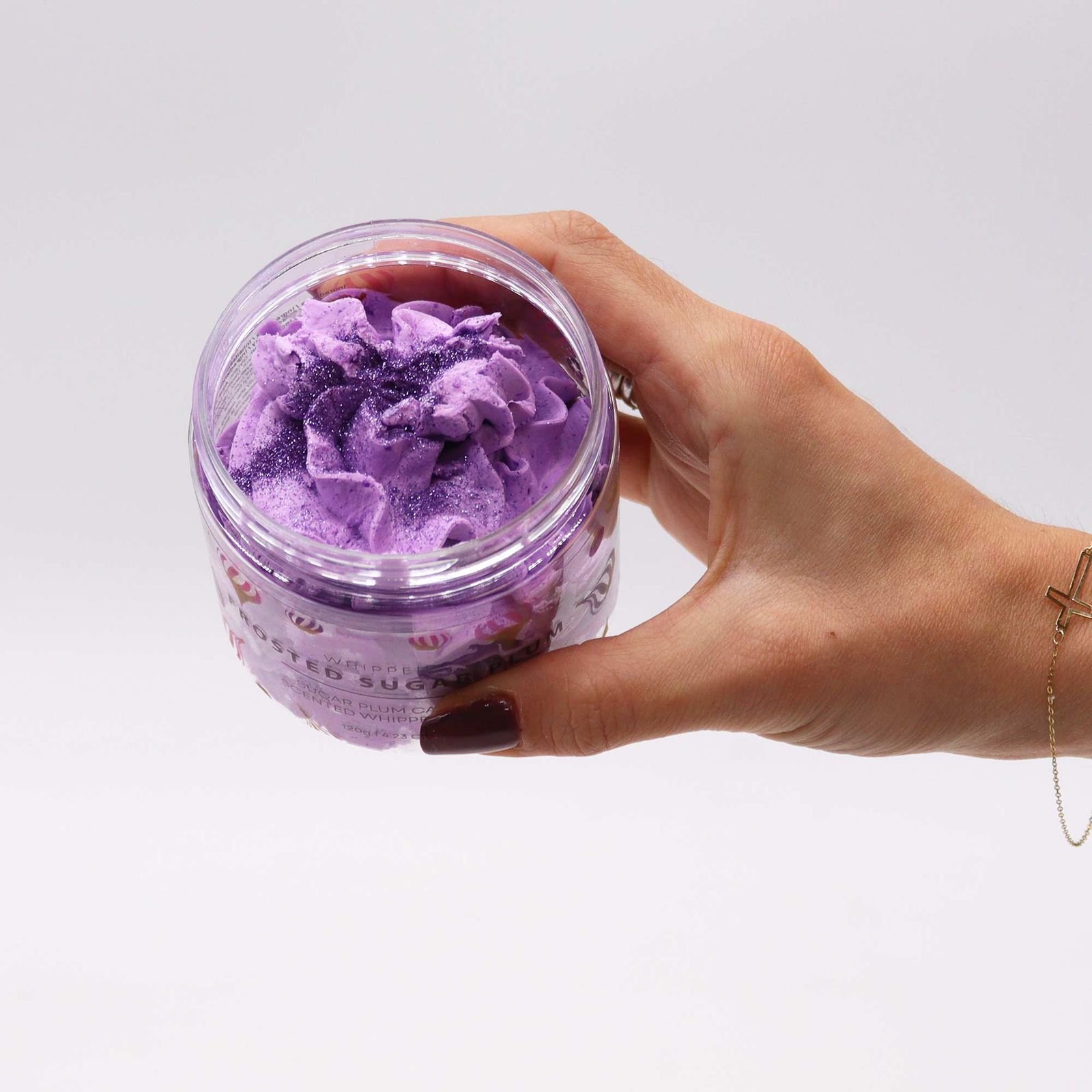 Frosted Sugar Plum Whipped Cream Soap 120g - Image 5