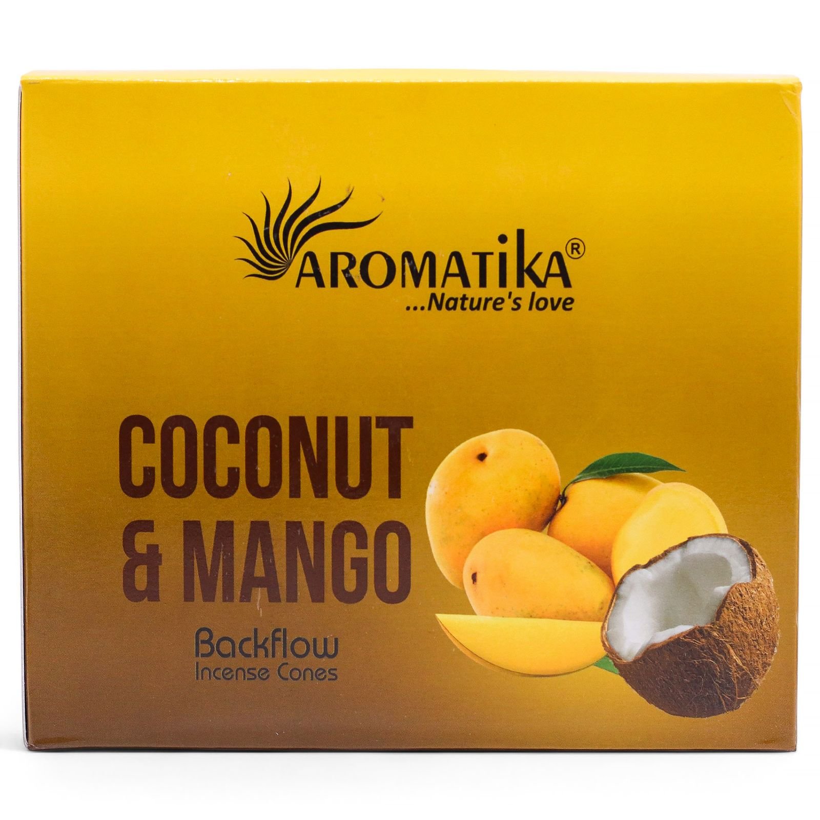 Masala Backflow Incense pack of 10 - Coconut & Mango - Image 5