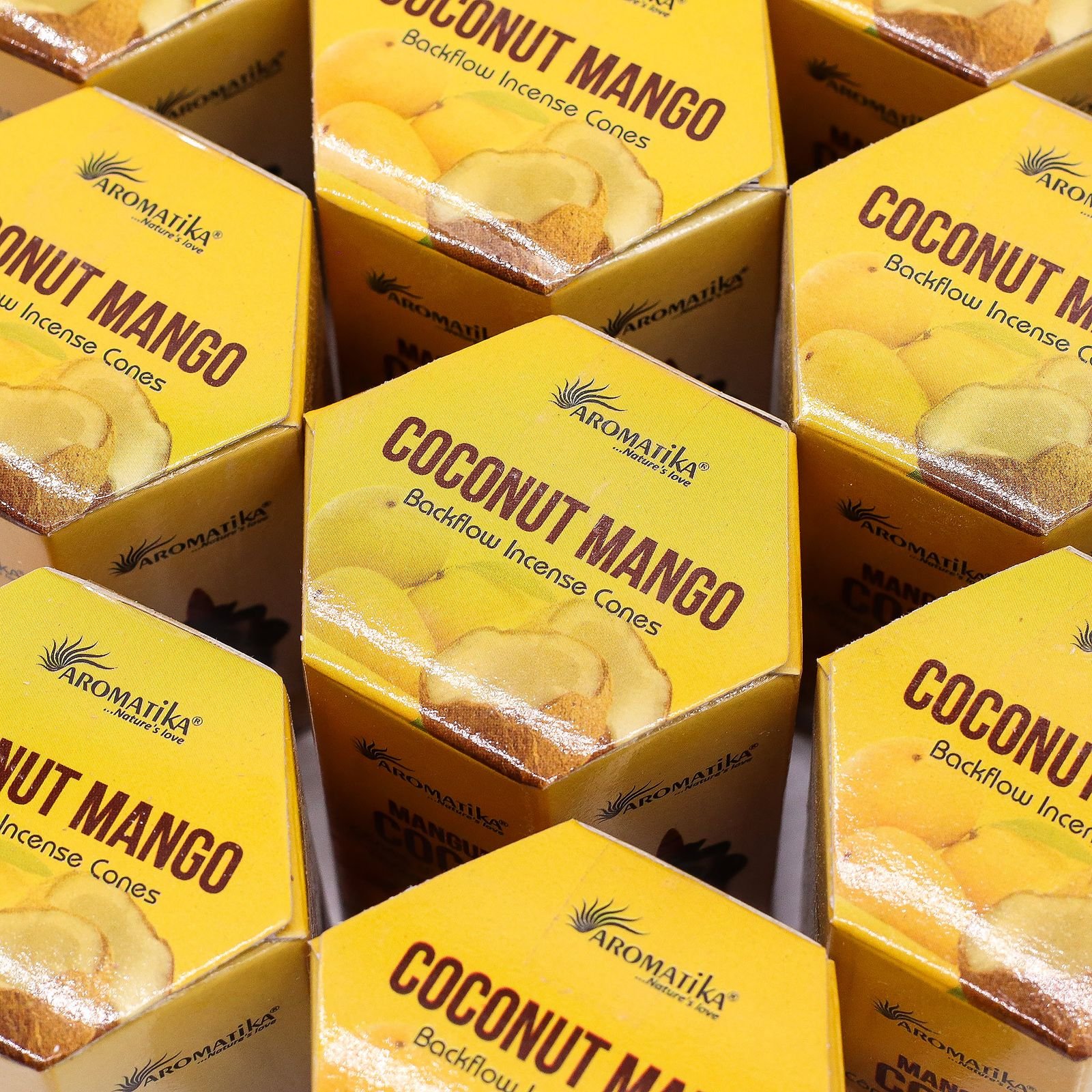 Masala Backflow Incense pack of 10 - Coconut & Mango - Image 6