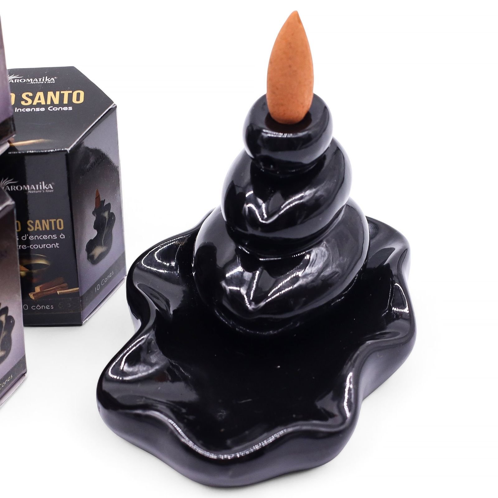Masala Backflow Incense pack of 10 - Palo Santo - Image 2