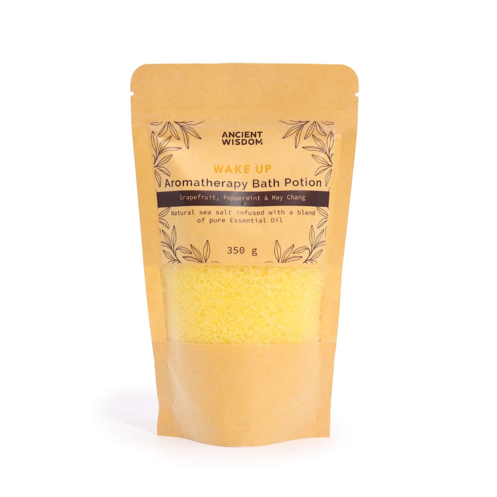 Aromatherapy Bath Potion in Kraft Bag 350g - Wake Up - Image 3