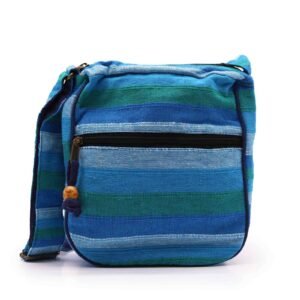 Lrg Nepal Sling Bag (Adjustable Strap) - Blue Rivers