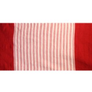Indian Cotton Rug - 70x170cm - Red/Pink