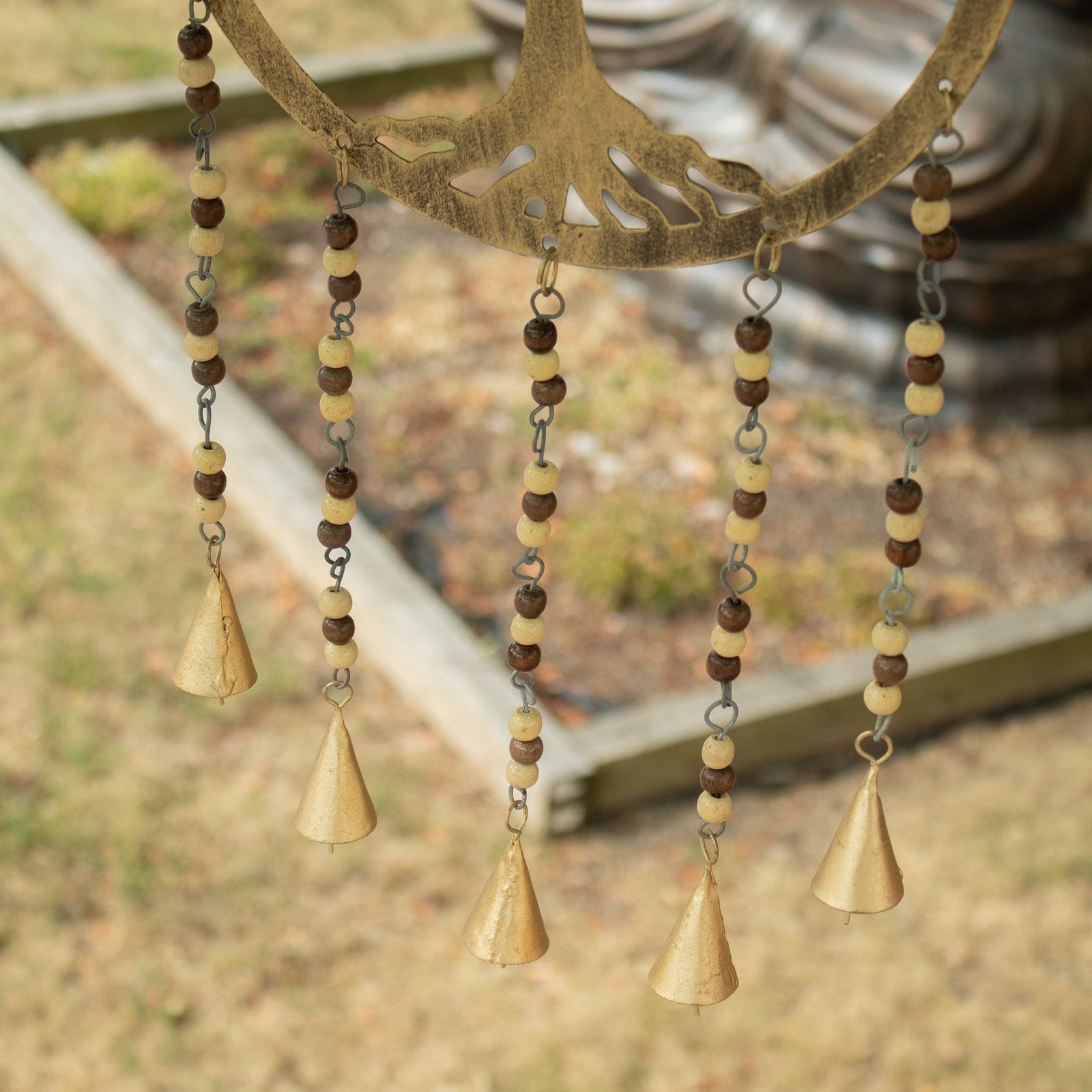 Indian Chimes - Lrg Tree of Life Bell Chimes - 25cm - Image 8