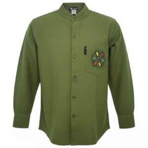 Nomad Sari Kathmandu Shirt - Forest Green - XXL