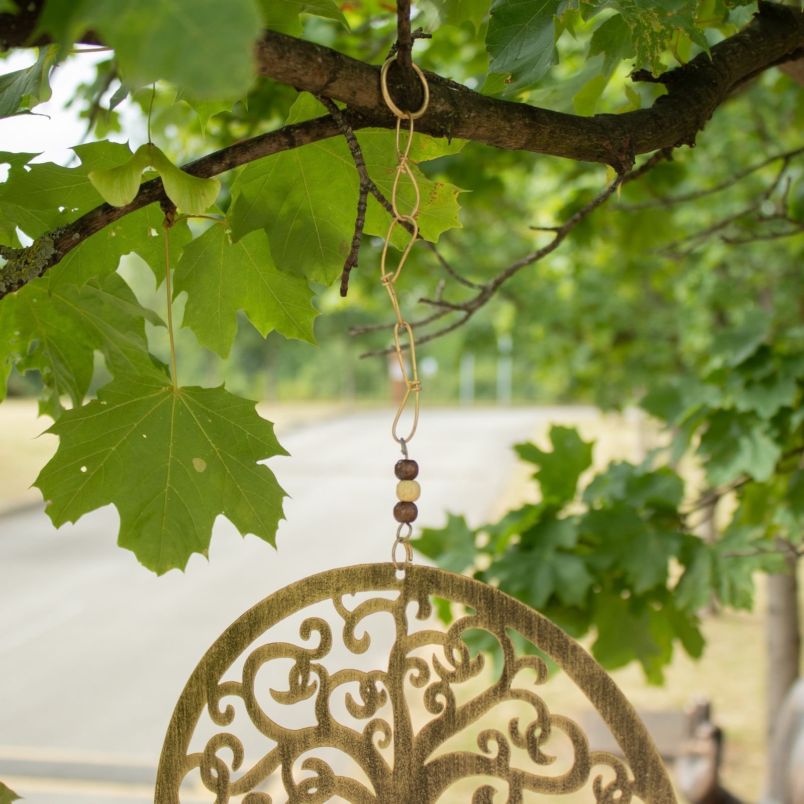 Indian Chimes - Lrg Tree of Life Bell Chimes - 25cm - Image 10