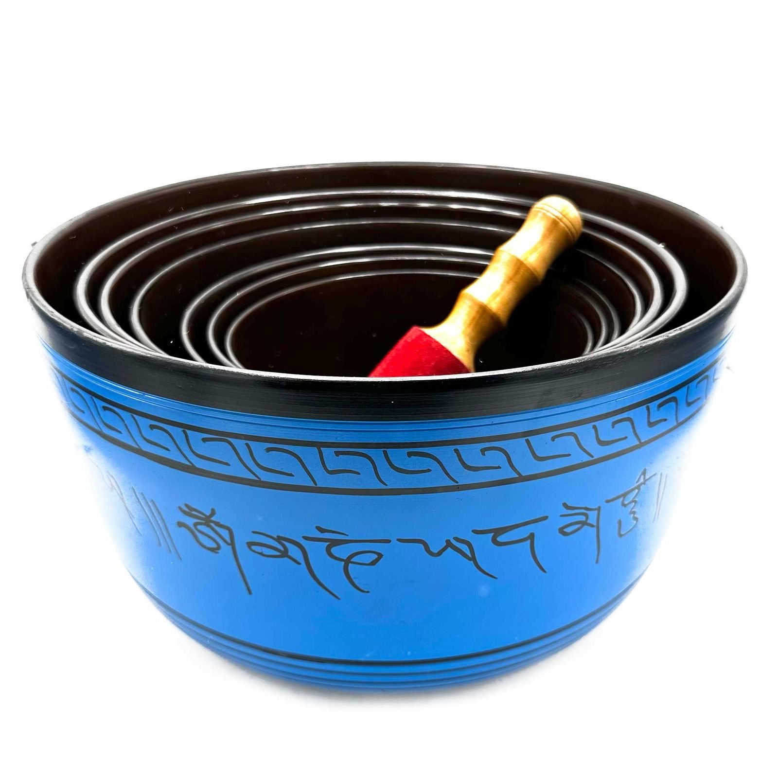 Large Chakra Set of Seven Singing Bowls (19.5-35cm) - Image 2