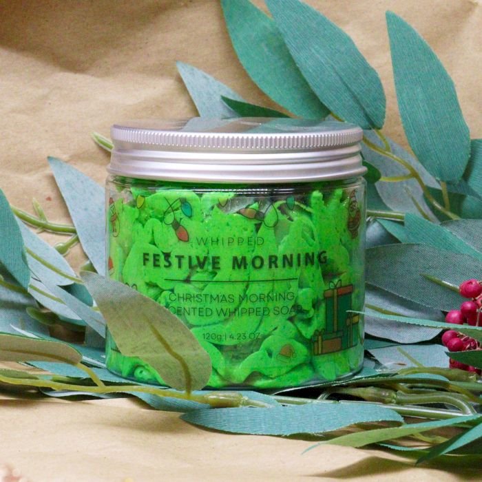 Festive Morning Whipped Cream Soap 120g - Image 4