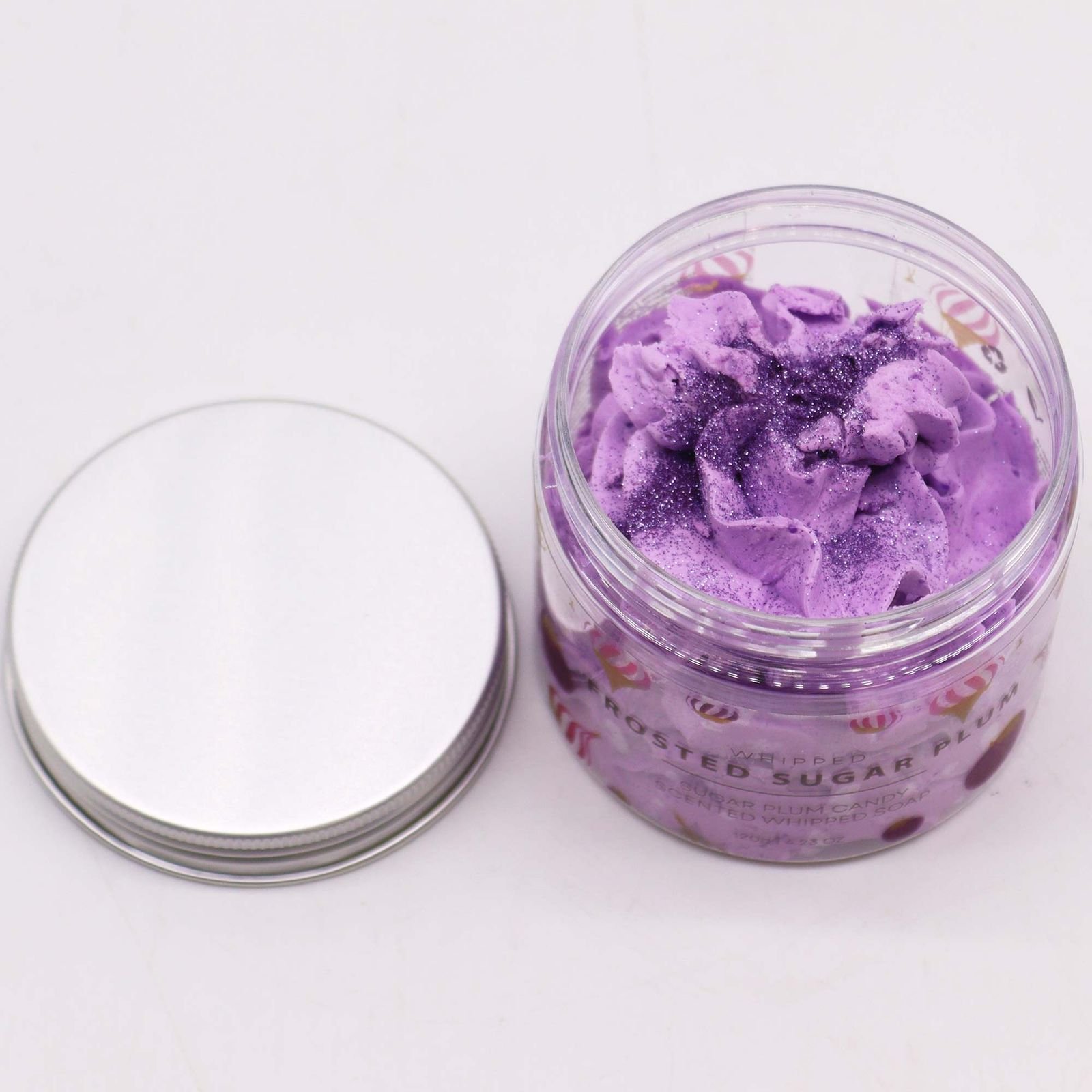 Frosted Sugar Plum Whipped Cream Soap 120g - Image 2